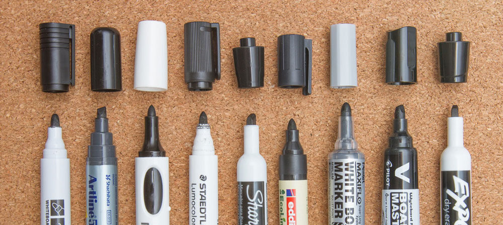 Picture of plastic whiteboard markers